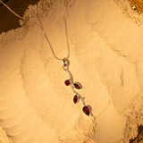 Nature Inspired 925 Silver Pandent with Aquamarine