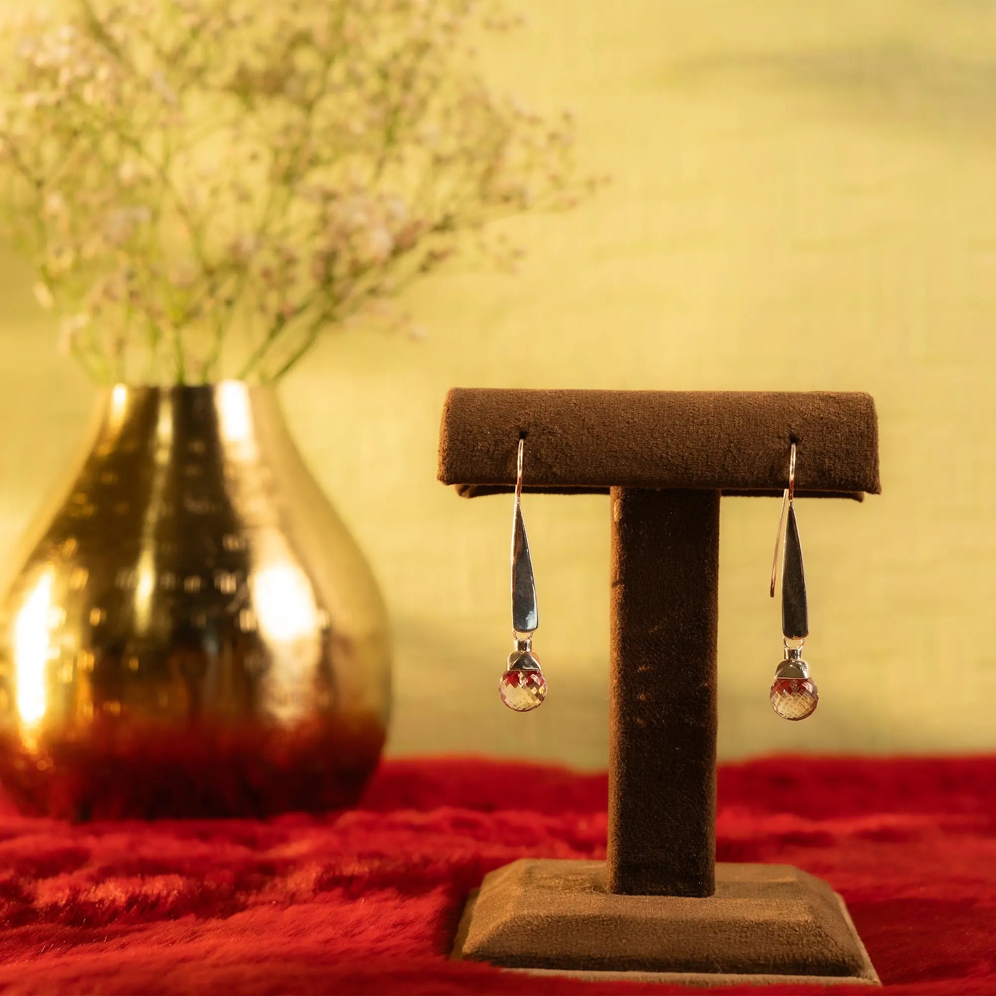 Long Party Earring | Aquamarine