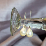 Natural Gemstone Drop Earrings- Amethyst