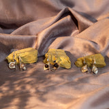 Silver Pearl Strip Earring | White Pearl