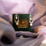 Drop Pearl Hoop Earring