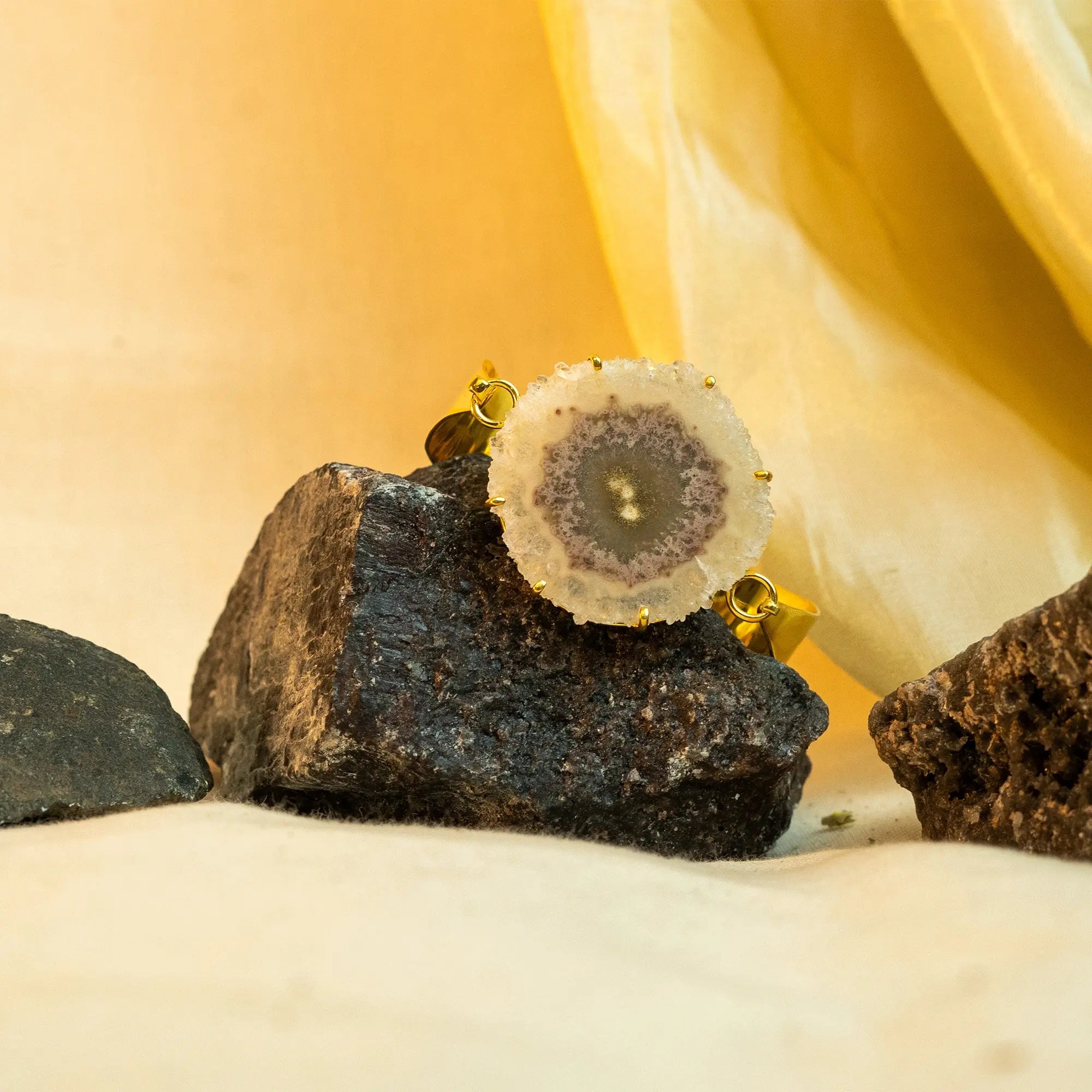 Natural Fossil Stone Bracelet