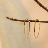 Chain Hoop Earring