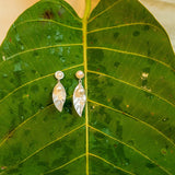Dew on Leaf Hanging Earring