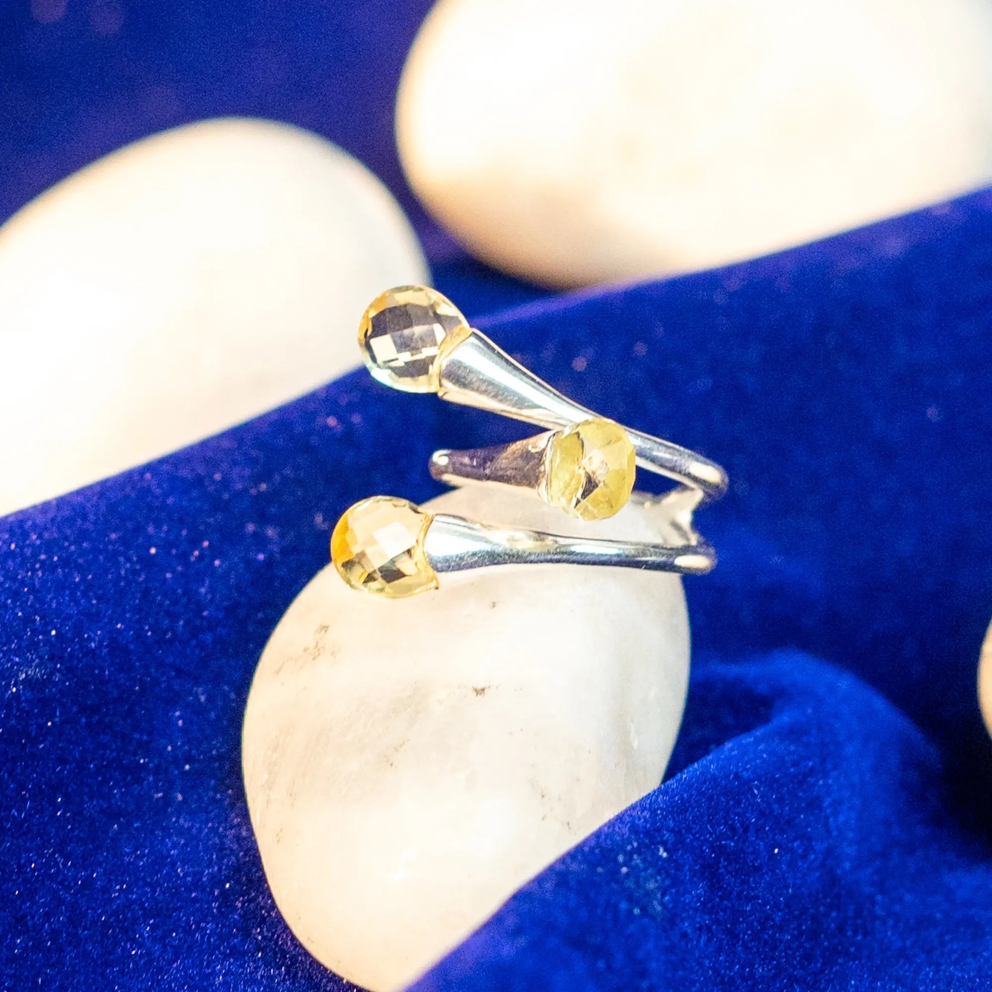 3 Friends Cocktail Ring | Green Aventurine