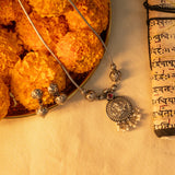 Temple Necklace Earring Set