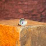 Adjustable Round Conclave Cocktail Ring