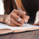 Vintage Pearl Solitaire Ring