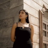 Freshwater Pearl Necklace with Silver Chain