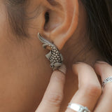Handcrafted Silver Fish Earrings