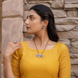 Mangalsutra Earring Set