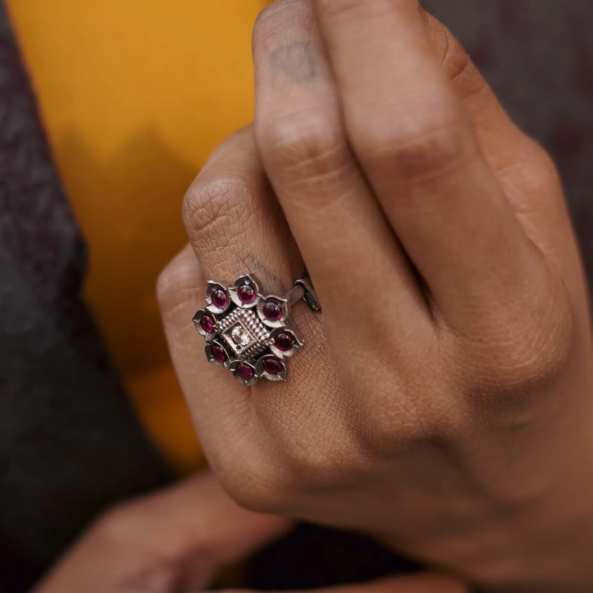 Adjustable Mughlai Ring