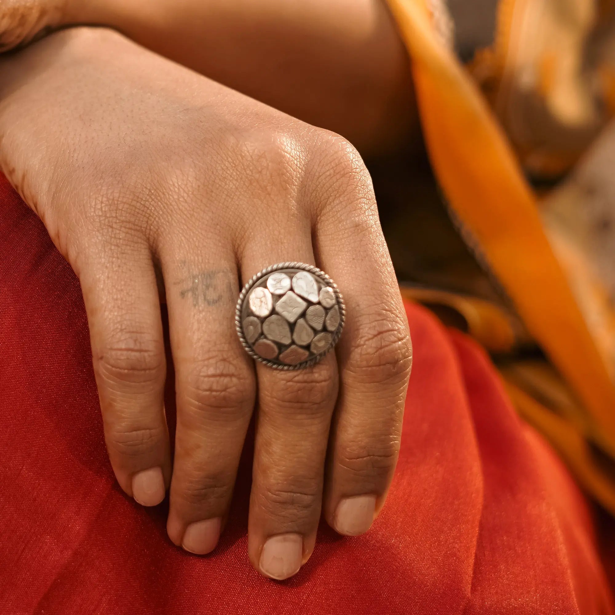 Vintage Adjustable Cocktail Ring