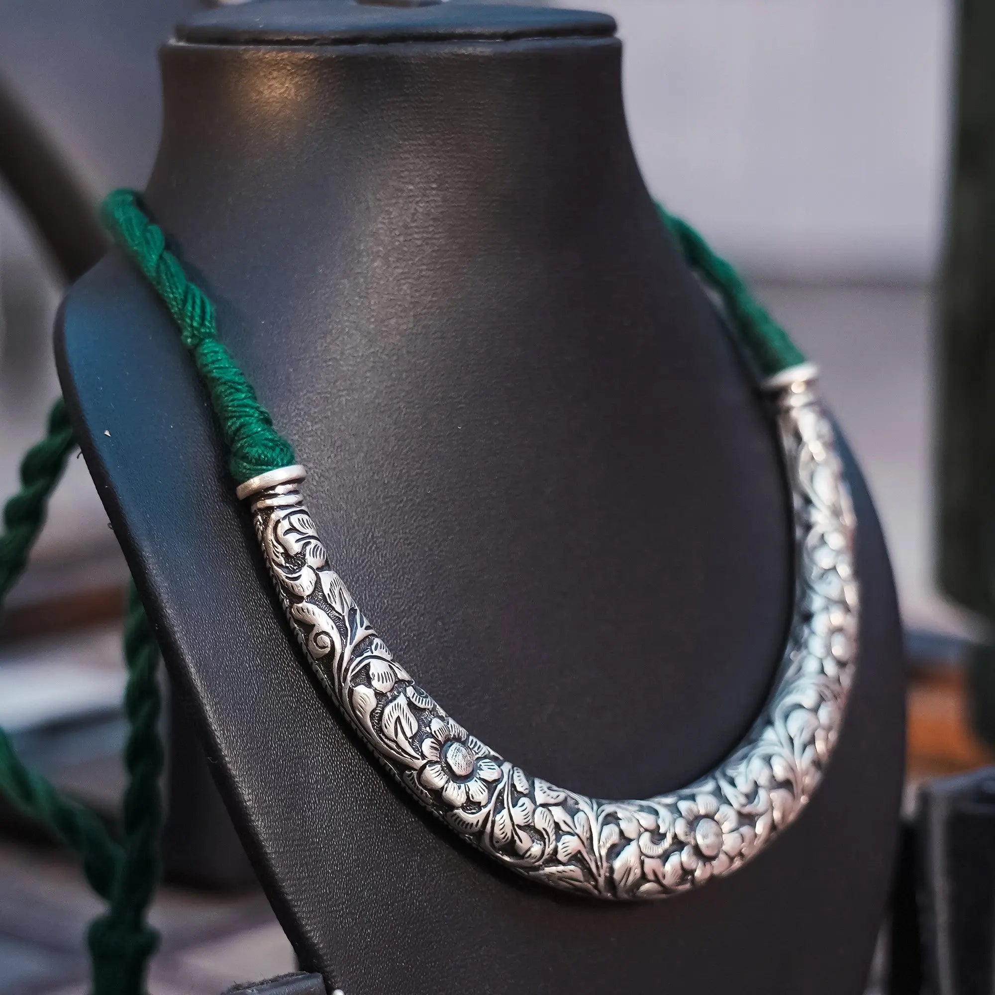 Hand-carved Hasali Necklace