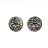 Goddess Lakshmi Silver Earrings