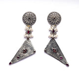 Long Trikona Earrings- Special Edition