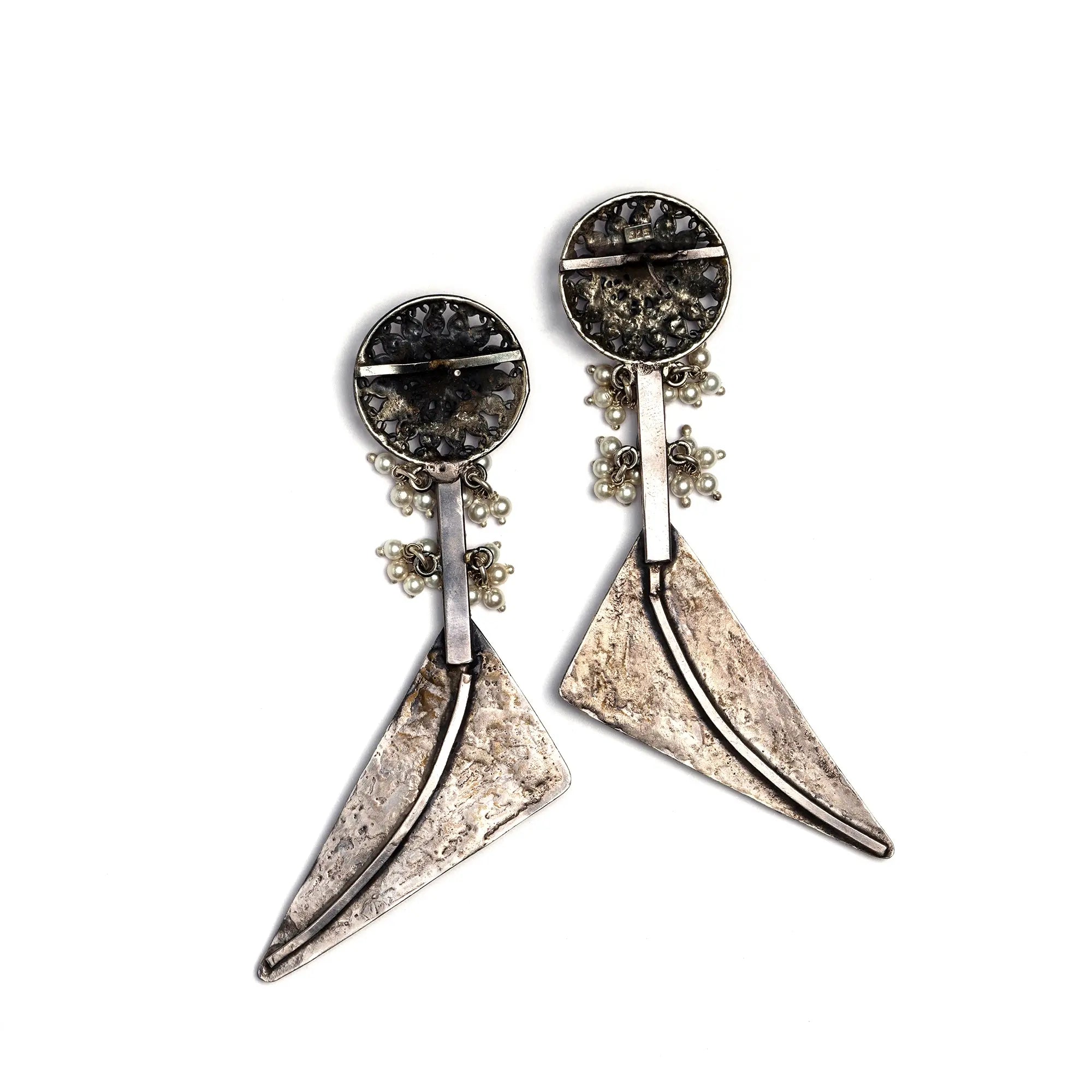 Long Trikona Earrings- Special Edition