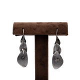 Layered Hanging Leaf Earrings