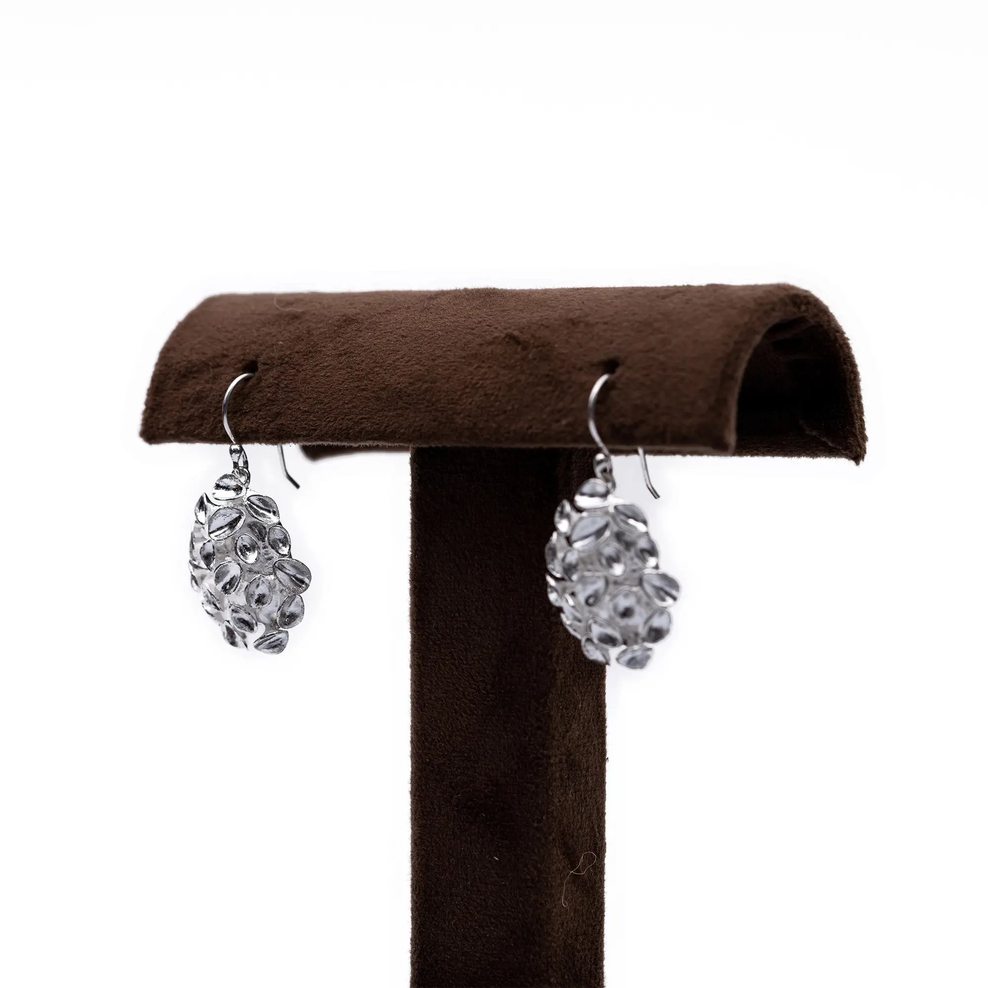 Honeycomb Leaf Earrings