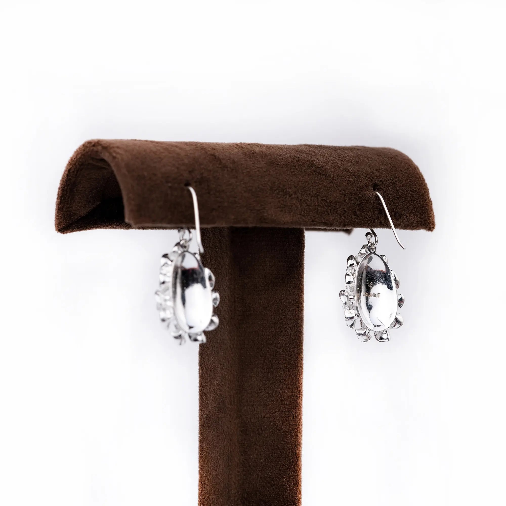 Honeycomb Leaf Earrings