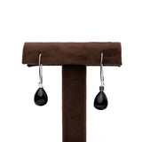 Natural Gemstone Drop Earrings- Amethyst