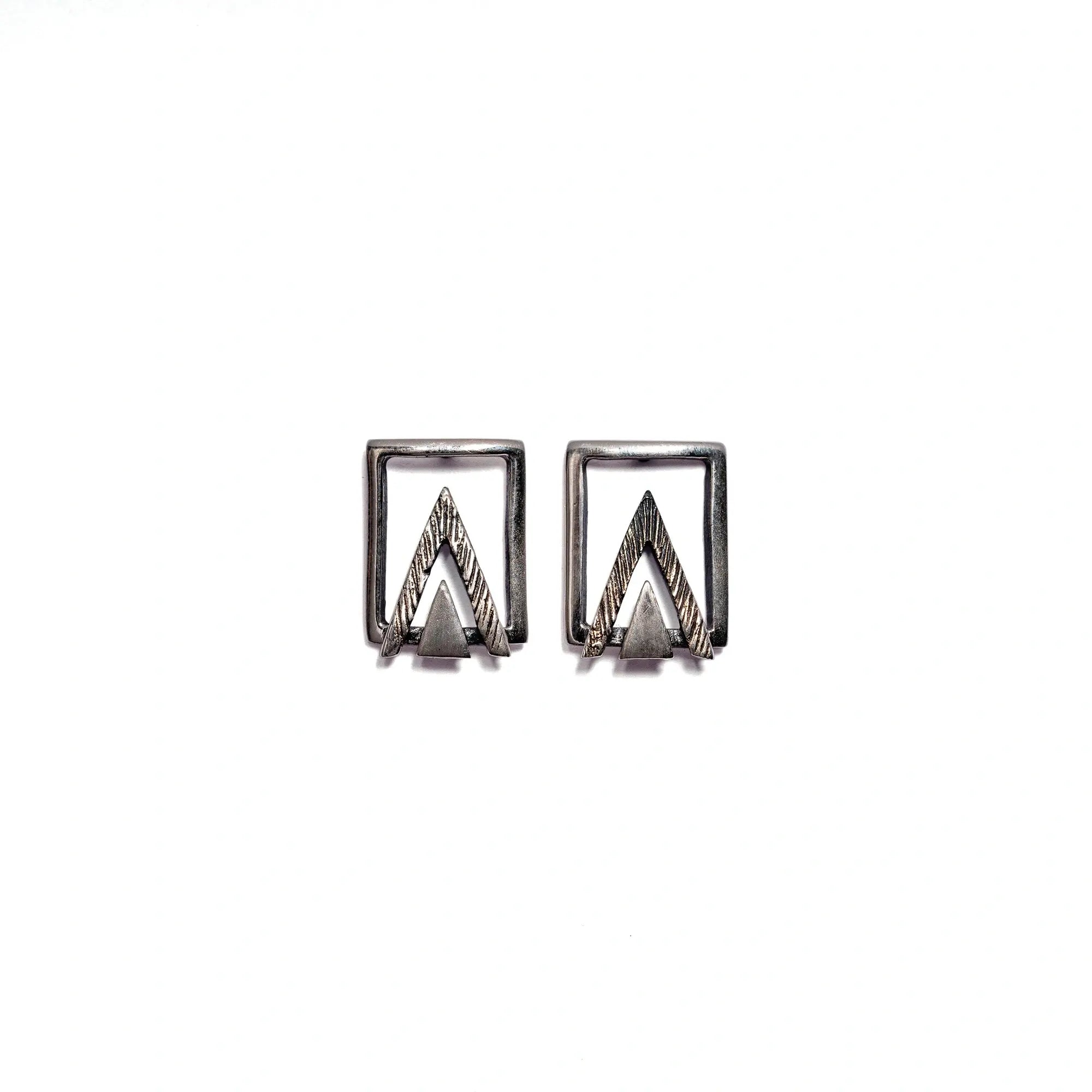 Arrow in a Square Earring