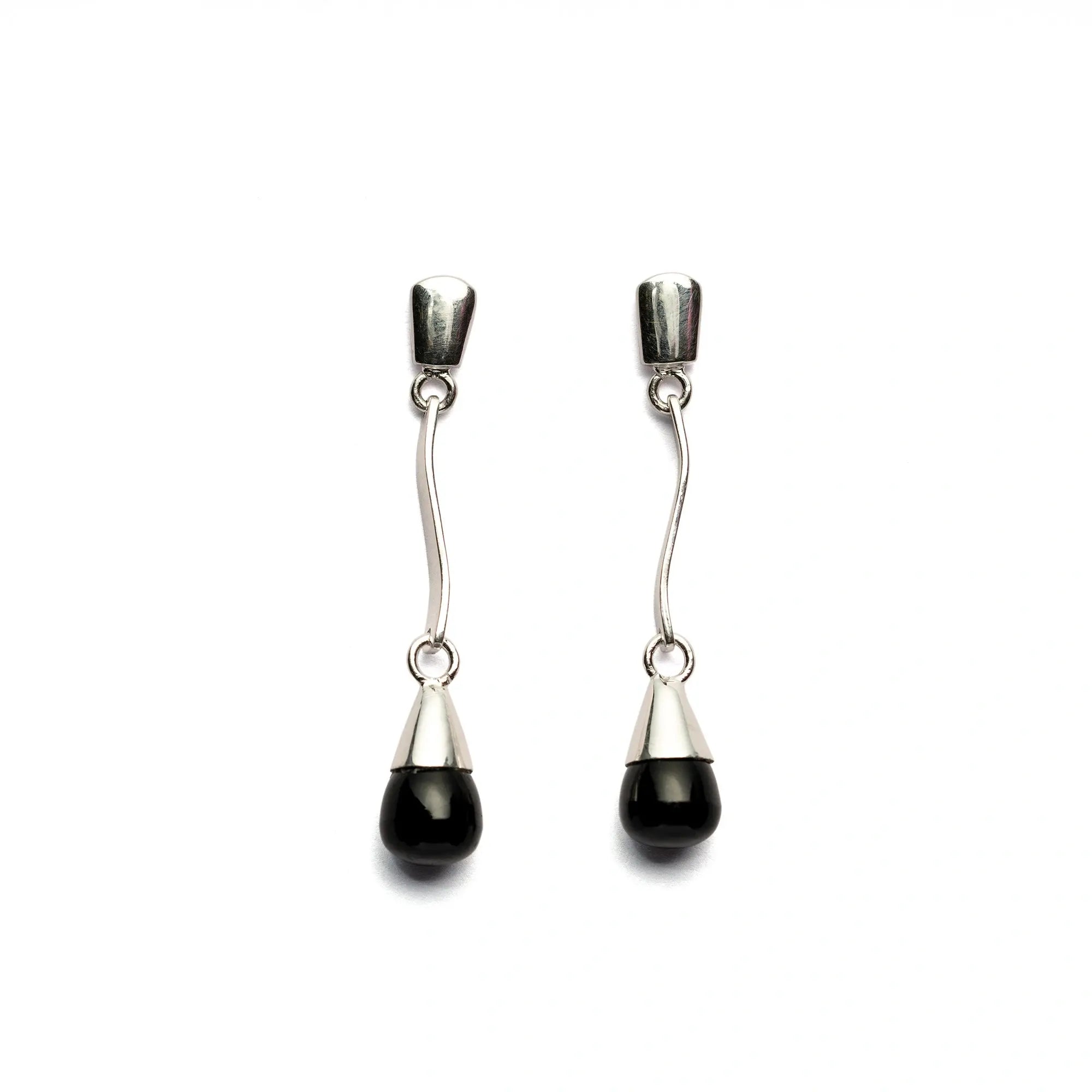 Snake Drop Earring | Freshwater Pearl