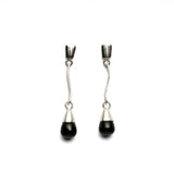 Snake Drop Earring | Freshwater Pearl