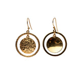 Double Circle Handcrafted Earring