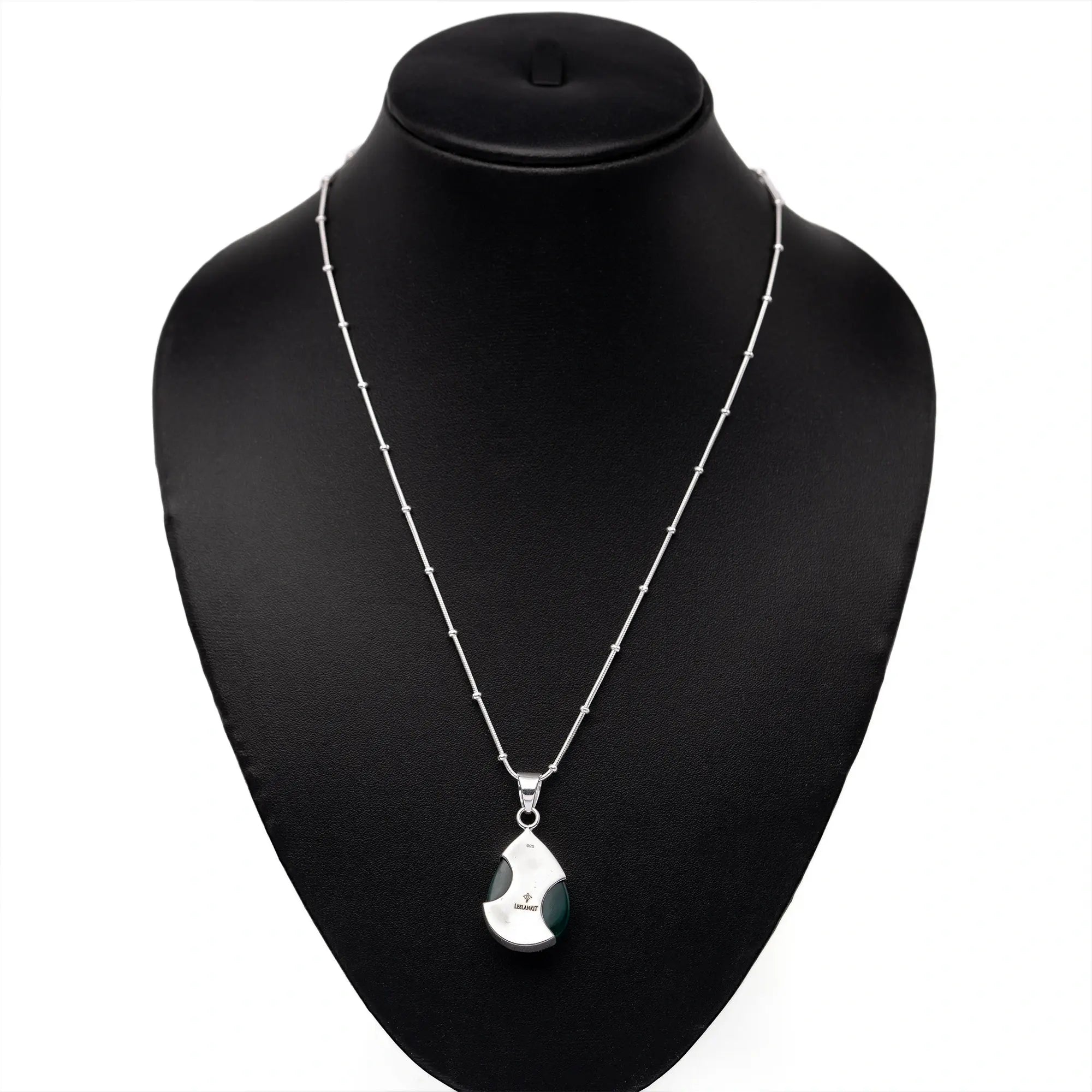 Natural Gemstone Drop Pandel - Amethyst