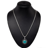 Natural Gem Stone Sun Pandel- Rainbow Moon