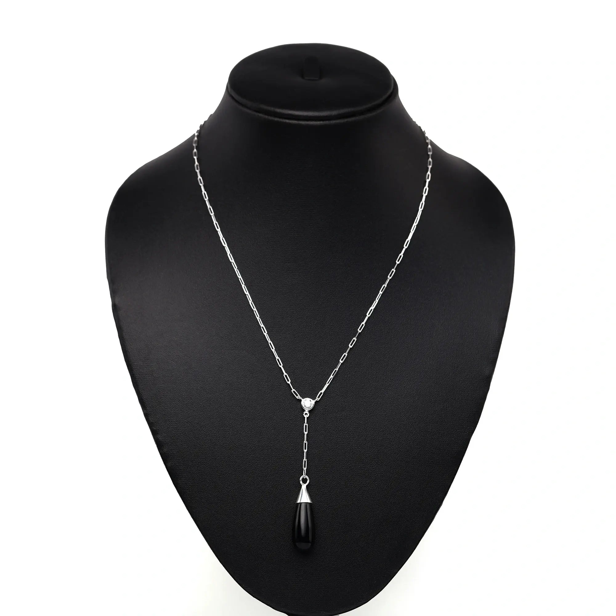 Natural Gemstone Drop Y- Pandel- Blue Obsidian