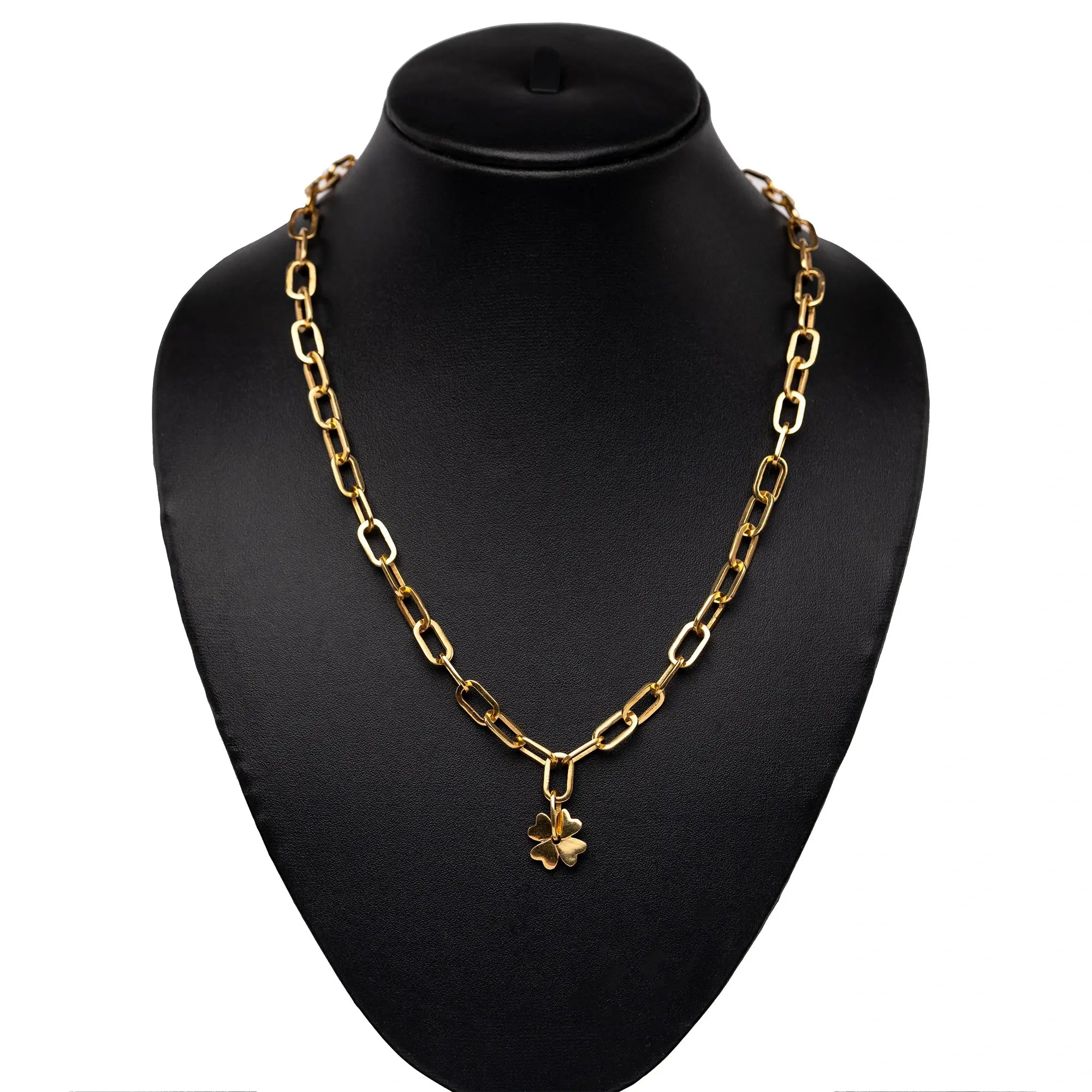 Gold-Plated Chain with lover Charm