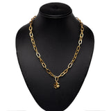 Gold-Plated Chain with lover Charm