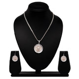 Freshwater Pandel Earring Set with White Pearl