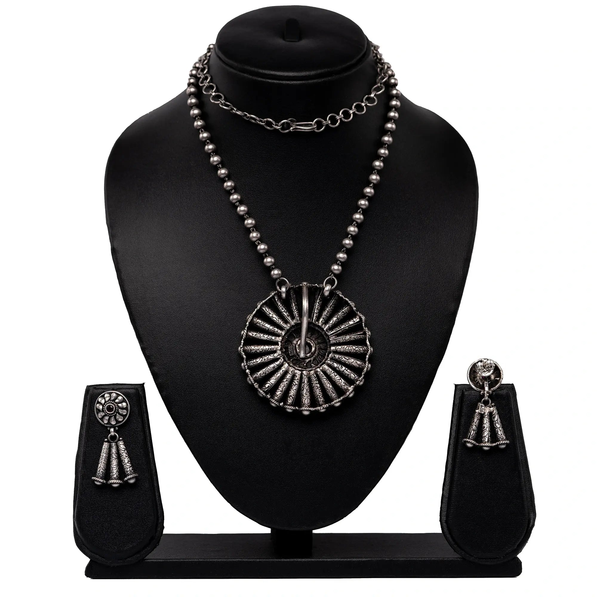 Handcrafted Sun Arrow Necklace Earring Set | Leelankit Special