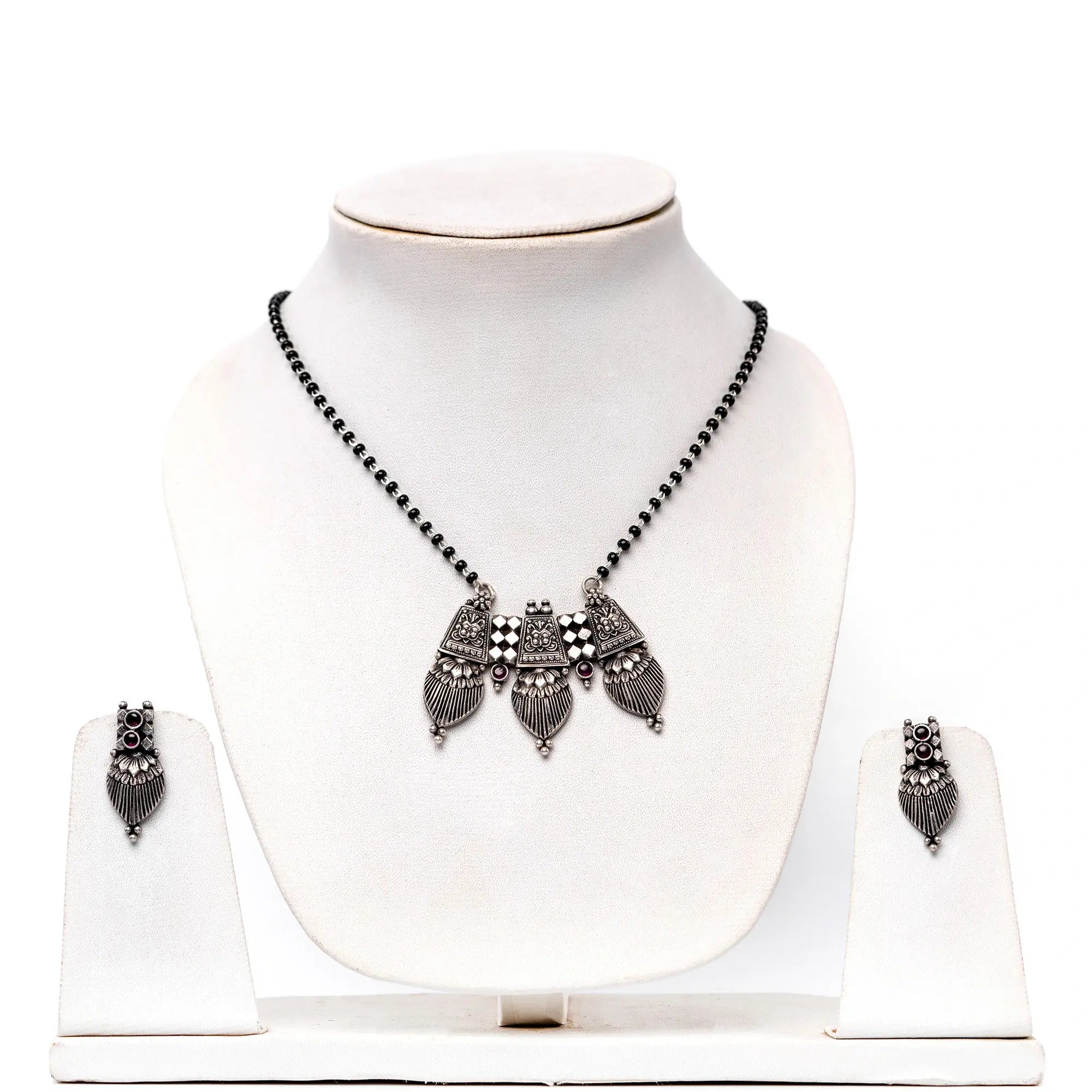 Mangalsutra Earring Set