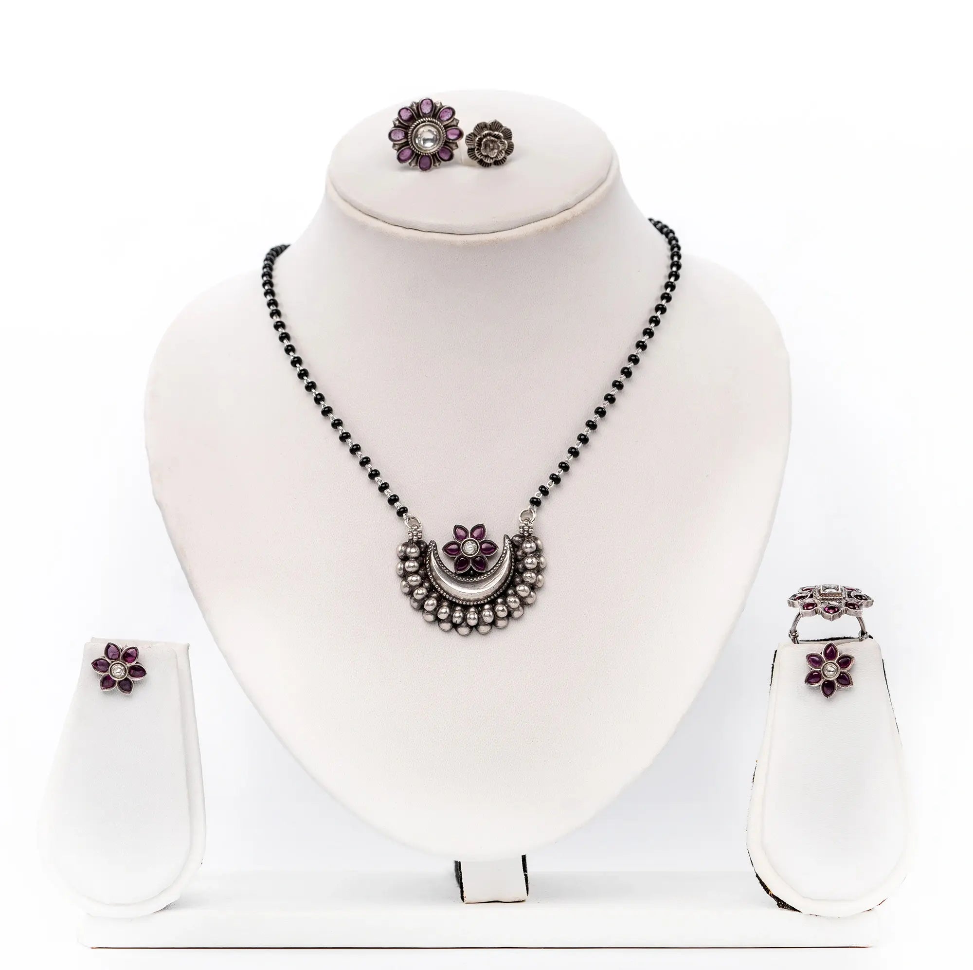 Mangalsutra Earring Set