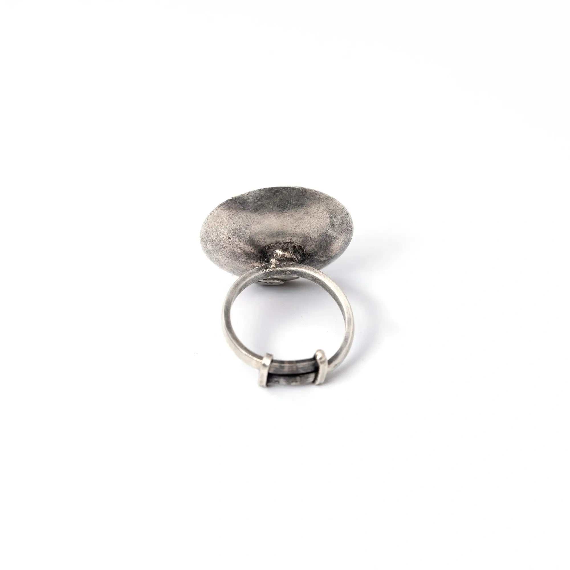 Adjustable Round Conclave Cocktail Ring