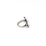 Adjustable Dual Flower Ring