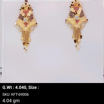 916 Gold Modern Earrings