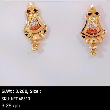 916 Gold Elegant Earrings